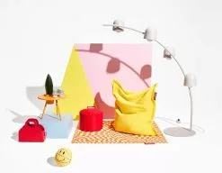 Fatboy Poltrona Sacco Original Stonewashed, Lemon Curd -Sedie negozio FATBOY stilleven original masterpiece 03 role