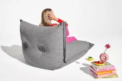 Fatboy Poltrona The BonBaron Mingle, Grid Stone -Sedie negozio FATBOY the BonBaron mingle grid stone with model masterpiece 02 role