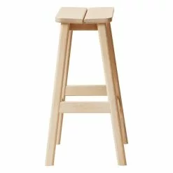 Form & Refine Sgabello Da Bar Angle 65 Cm, Rovere Oliato Bianco 7 Form & Refine Sgabello Da Bar Angle 65 Cm, Rovere Oliato Bianco -Sedie negozio FR Angle barstool 65 whiteoak Side nb