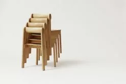 Form & Refine Sedia Blueprint, Rovere -Sedie negozio FR Blueprint Chair Oak Stacked Back