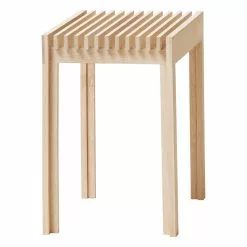 Form & Refine Sgabello Lightweight, Rovere Oliato Bianco -Sedie negozio FR Lightweight stool whiteoak Side