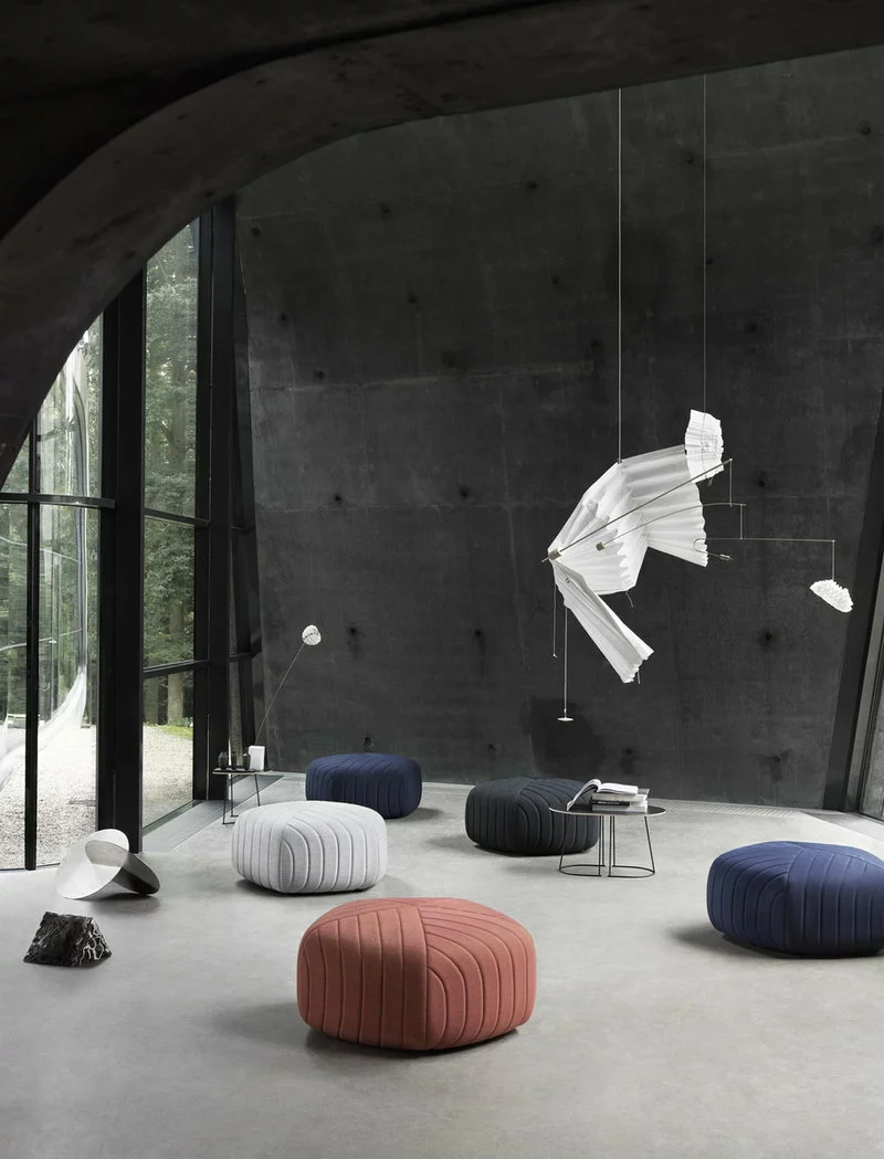 Muuto Pouf Five, Grigio Chiaro 5 Muuto Pouf Five, Grigio Chiaro - immagine 5