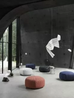 Muuto Pouf Five, Grigio Scuro -Sedie negozio FivePouf AiryTable Balance med res