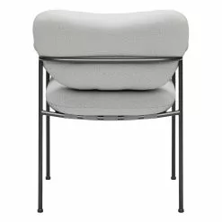Fogia Sedia Bollo, Lido 27 Silver - Nero -Sedie negozio Fogia Spisolini Chair Lido 27 silver back