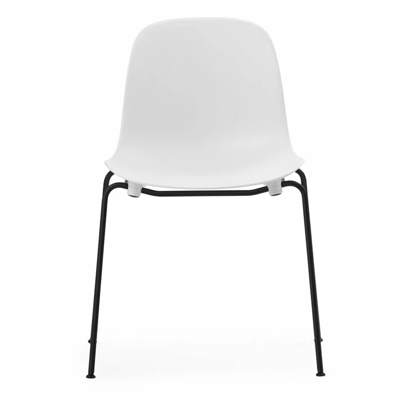 Normann Copenhagen Sedia Form, Impilabile, Acciaio Nero - Bianco 4 Normann Copenhagen Sedia Form, Impilabile, Acciaio Nero - Bianco - immagine 4