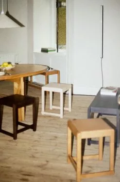 Frama Sgabello Basso 01, Legno Naturale 10 Frama Sgabello Basso 01, Legno Naturale -Sedie negozio Frama 01 Extensions Analogue 10