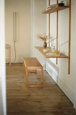 Frama Panca 01, Legno Marrone Caldo 7 Frama Panca 01, Legno Marrone Caldo -Sedie negozio Frama 01 Extensions Analogue 15