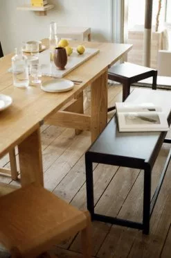 Frama Panca 01, Legno Scuro -Sedie negozio Frama 01 Extensions Analogue 7