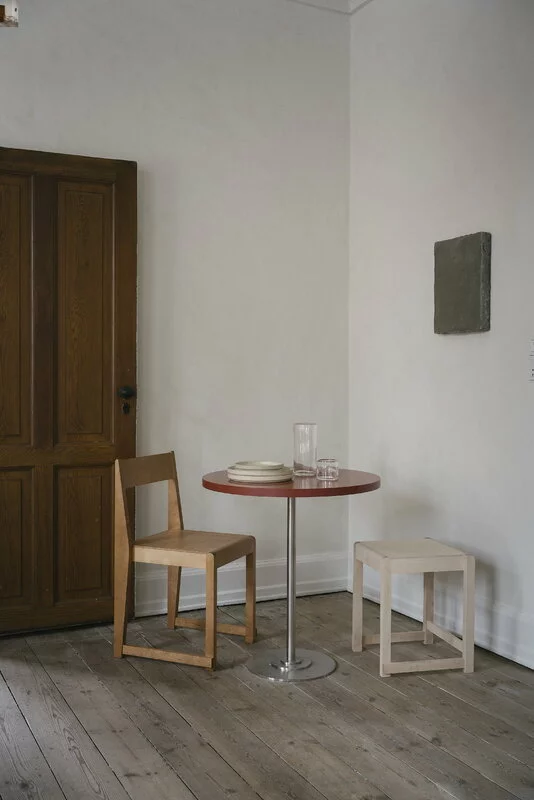 Frama Sgabello Basso 01, Legno Naturale 3 Frama Sgabello Basso 01, Legno Naturale - immagine 3