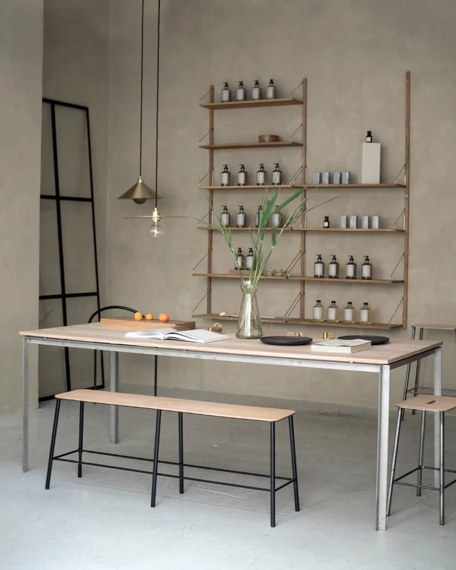 Frama Panca Adam 120 Cm, Rovere - Nero Opaco 3 Frama Panca Adam 120 Cm, Rovere - Nero Opaco - immagine 3