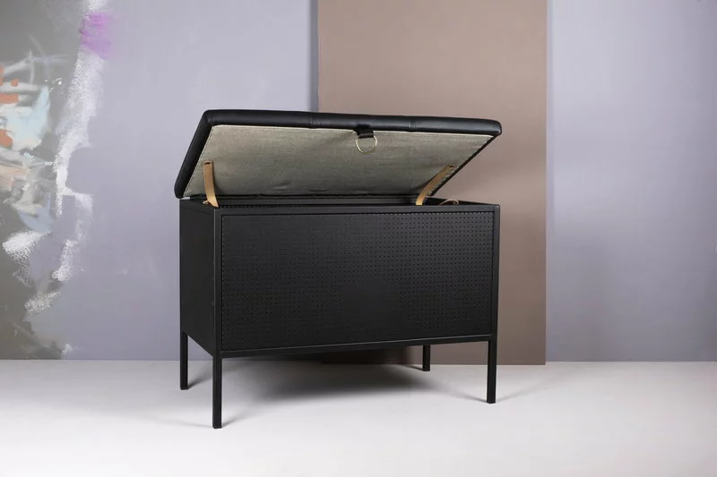 Maze Cassapanca Frank, Nera 4 Maze Cassapanca Frank, Nera - immagine 4