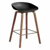 Hay About A Stool AAS32, 65 Cm, Noce Laccato - Nero