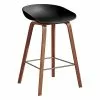 Hay About A Stool AAS32 Eco, 65 Cm, Noce Laccato - Nero