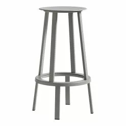 Hay Sgabello Da Bar Revolver, 76 Cm, Grigio