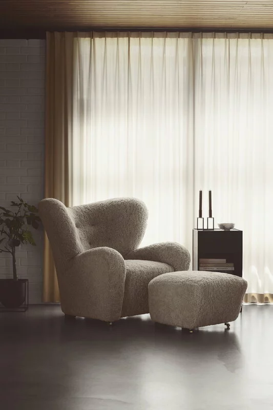 By Lassen Poltrona E Poggiapiedi The Tired Man, Moonlight - Rovere Affumic 5 By Lassen Poltrona E Poggiapiedi The Tired Man, Moonlight - Rovere Affumic - immagine 5