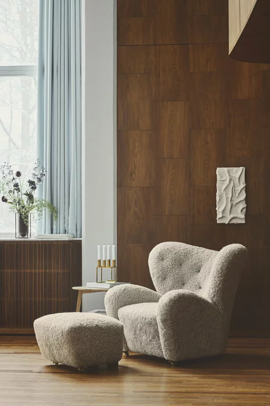 By Lassen Poltrona E Poggiapiedi The Tired Man, Moonlight - Rovere Affumic 4 By Lassen Poltrona E Poggiapiedi The Tired Man, Moonlight - Rovere Affumic - immagine 4