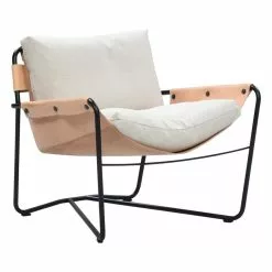 Interface Poltrona Bug, Bassa, Pelle Naturale Harness - Story 102