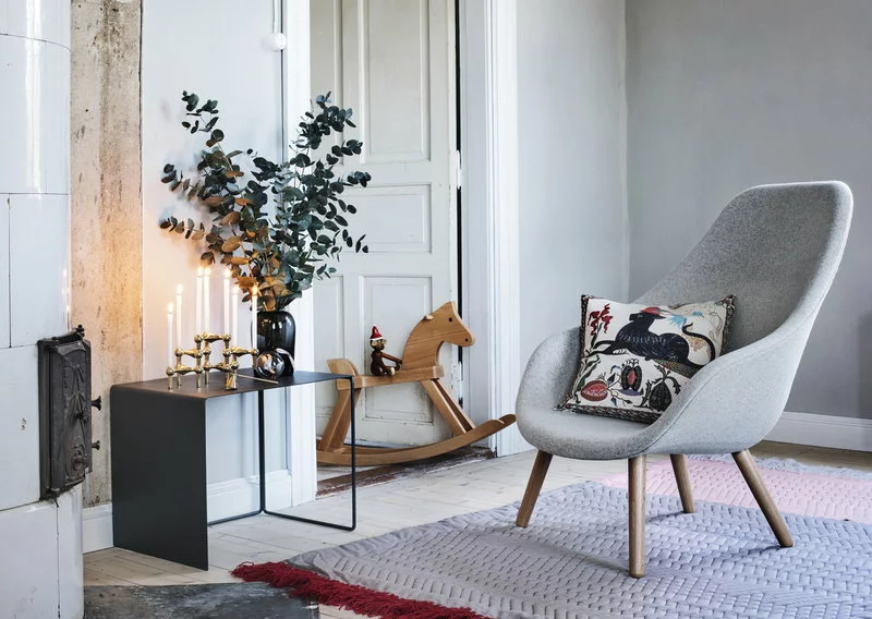 Hay About A Lounge Chair AAL92, Rovere Laccato Chiaro - Divina Melan 3 Hay About A Lounge Chair AAL92, Rovere Laccato Chiaro - Divina Melan - immagine 3