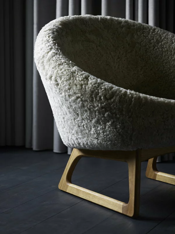 Klassik Studio Poltrona Tub, Pelle Di Pecora Moonlight - Rovere Oliato 3 Klassik Studio Poltrona Tub, Pelle Di Pecora Moonlight - Rovere Oliato - immagine 3