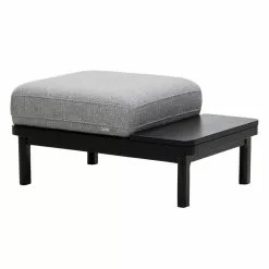 Lundia Poggiapiedi Hetki, Base Nera - Muru 470 Grigio