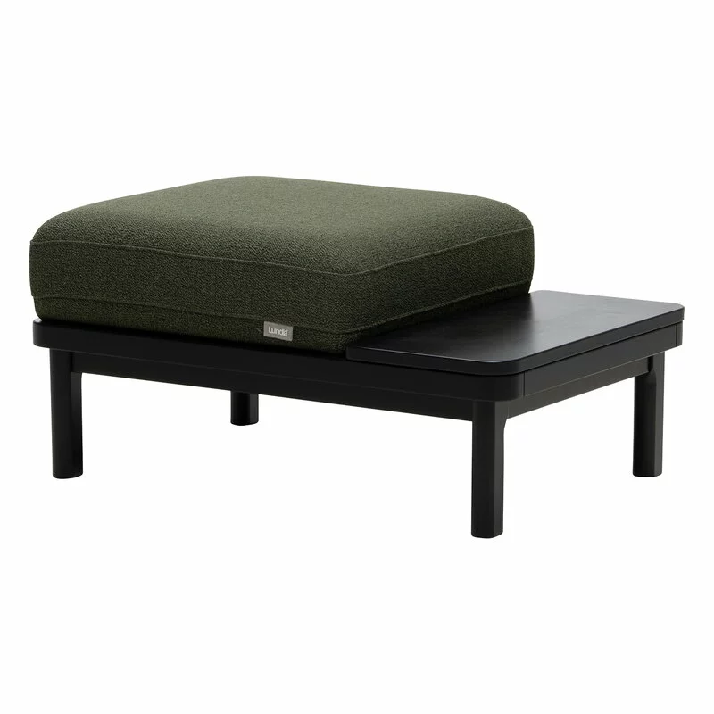 Lundia Poggiapiedi Hetki, Base Nera - Muru 482 Verde 1 Lundia Poggiapiedi Hetki, Base Nera - Muru 482 Verde