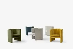 &Tradition Poltrona Loafer SC23, Karakorum 001 Ivory -Sedie negozio Loafer SC23 Cluster