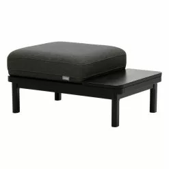 Lundia Poggiapiedi Hetki, Base Nera - Muru 477 Grigio Scuro