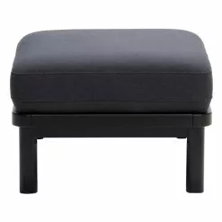 Lundia Poggiapiedi Hetki, Base Nera - Greenway Plain 020 Grigio Scuro 7 Lundia Poggiapiedi Hetki, Base Nera - Greenway Plain 020 Grigio Scuro -Sedie negozio Lundia Hetki Greenway020 black back