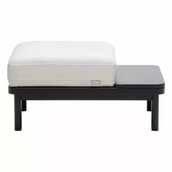 Lundia Poggiapiedi Hetki, Base Nera - Muru 484 Grigio -Sedie negozio Lundia Hetki muru484 black angle