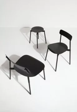 Petite Friture Sgabello Fromme, Nero -Sedie negozio M081 fromme family black CPF packshot HD