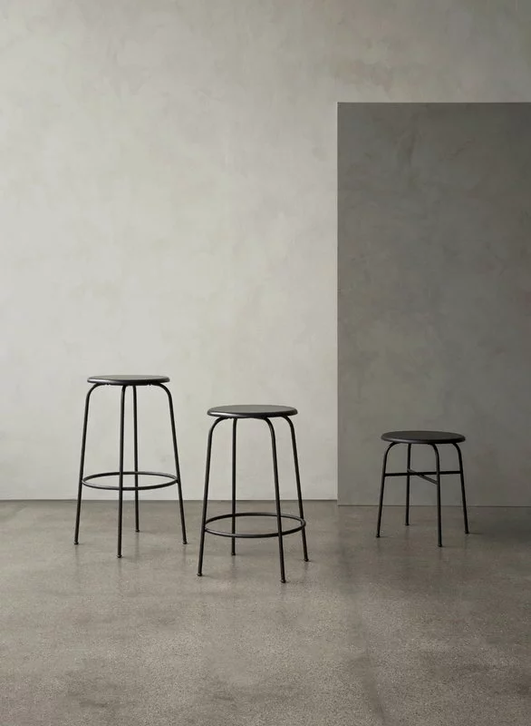 Menu Sgabello Da Bar Afteroom, Alto, Nero 3 Menu Sgabello Da Bar Afteroom, Alto, Nero - immagine 3