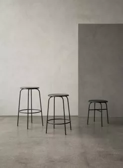 Menu Sgabello Da Bar Afteroom, Basso, Nero -Sedie negozio MENU Afteroom Stools 2