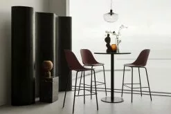 Menu Sedia Da Bar Harbour 75 Cm, Rosso - Acciaio Nero 9 Menu Sedia Da Bar Harbour 75 Cm, Rosso - Acciaio Nero -Sedie negozio MENU Harbour Bar Side Chair Harbour Column Bar Table Bank Pendant Plinth 28229