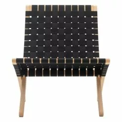 Carl Hansen & Søn Poltrona MG501 Cuba, Rovere Oliato - Fettuccia Nera