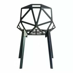 Magis Sedia Chair_One, Alluminio Verniciato Verde Grigio 7 Magis Sedia Chair_One, Alluminio Verniciato Verde Grigio -Sedie negozio Magis chair one product back SD5460 grey green 03