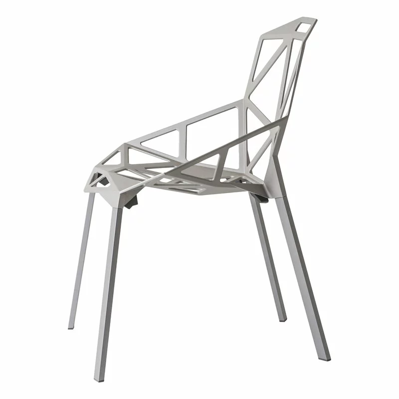 Magis Sedia Chair_One, Alluminio Verniciato Grigio 4 Magis Sedia Chair_One, Alluminio Verniciato Grigio - immagine 4