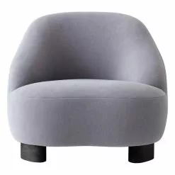 &Tradition Poltrona Margas LC1, Rovere Laccato Nero - Gentle 133 8 &Tradition Poltrona Margas LC1, Rovere Laccato Nero - Gentle 133 -Sedie negozio Margas LC1 In Designers choice Gentle 133 Black Lacquered oak front