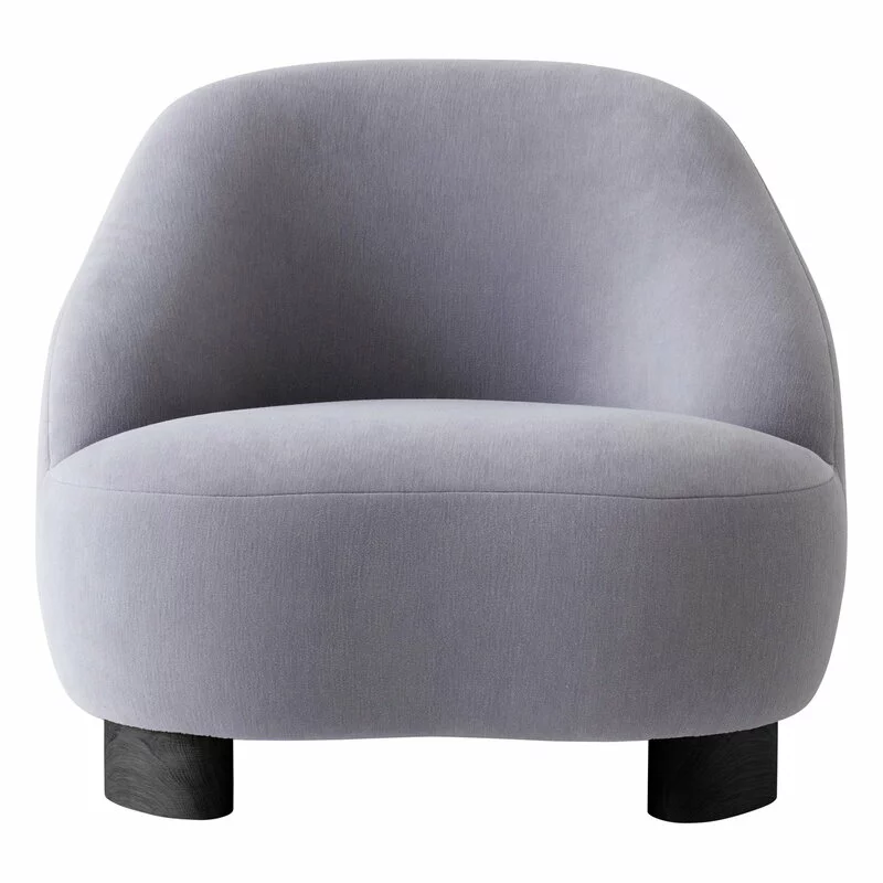 &Tradition Poltrona Margas LC1, Rovere Laccato Nero - Gentle 133 3 &Tradition Poltrona Margas LC1, Rovere Laccato Nero - Gentle 133 - immagine 3