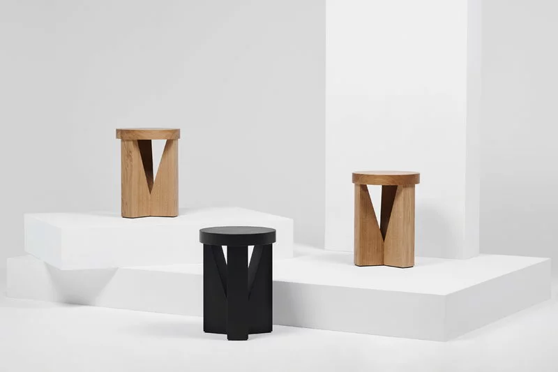 Mattiazzi Sgabello MC20 Cugino, Nero 3 Mattiazzi Sgabello MC20 Cugino, Nero - immagine 3