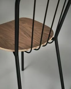 Maze Sedia Same, Nero - Noce 10 Maze Sedia Same, Nero - Noce -Sedie negozio Maze Same Chair black walnut detail