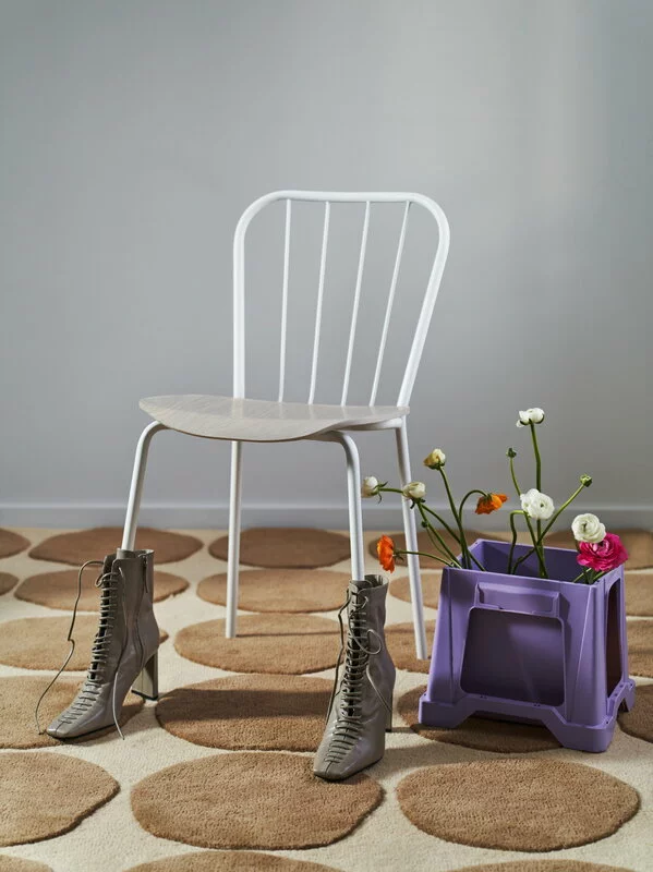 Maze Sedia Same, Bianco - Rovere Bianco 4 Maze Sedia Same, Bianco - Rovere Bianco - immagine 4