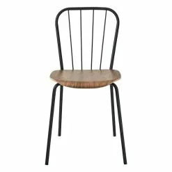 Maze Sedia Same, Nero - Noce