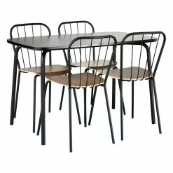 Maze Sedia Same, Nero - Noce 8 Maze Sedia Same, Nero - Noce -Sedie negozio Maze Same Table and chairs black walnut packshot