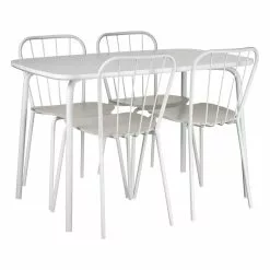Maze Sedia Same, Bianco - Rovere Bianco 8 Maze Sedia Same, Bianco - Rovere Bianco -Sedie negozio Maze Same Table and chairs white packshot