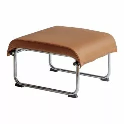 Yrjö Kukkapuro Ottomana Remmi, Cromo - Pelle Cognac