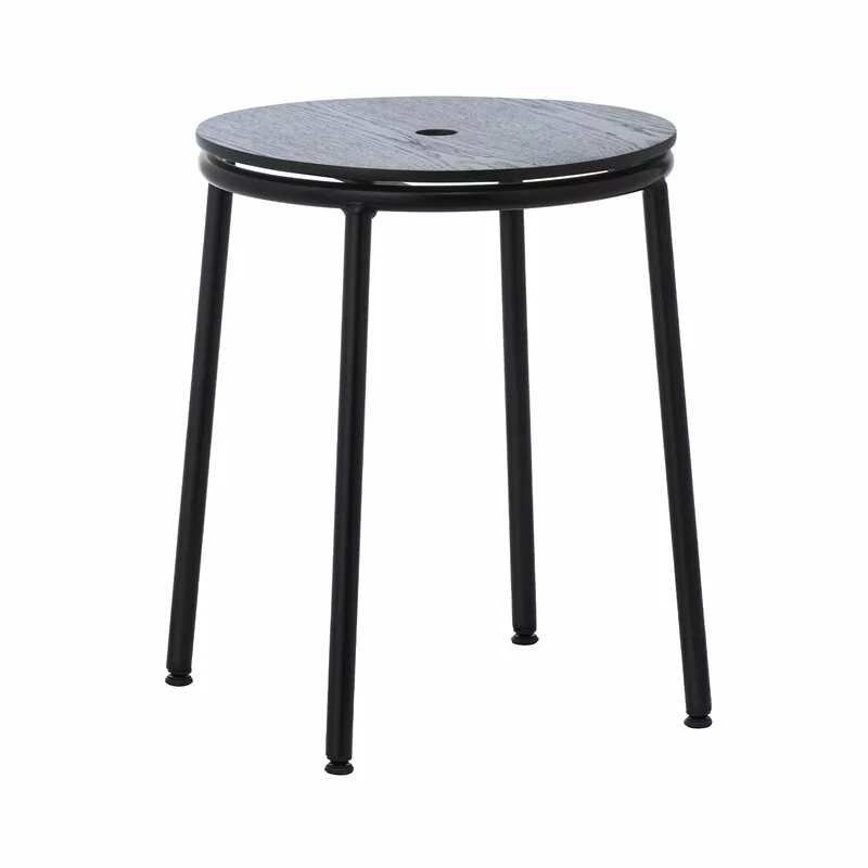 Normann Copenhagen Sgabello Circa, Acciaio Nero - Rovere Nero 1 Normann Copenhagen Sgabello Circa, Acciaio Nero - Rovere Nero