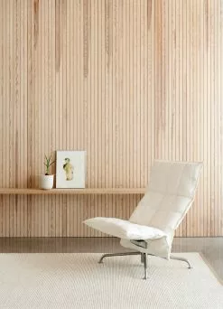 Woodnotes Sedia K, Stretta, Base A Stella Girevole, Pietra/bianco -Sedie negozio Narrow 46027 Swivel k chair star base Sand white upholstered 2