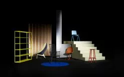 Hay Sgabello Da Bar Revolver, 76 Cm, Rosso -Sedie negozio New Order yellow catalogue