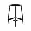 Nichba Sgabello Da Bar, 65 Cm, Nero