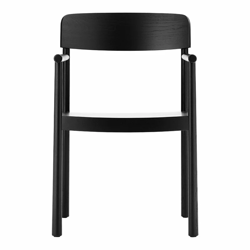 Normann Copenhagen Sedia Timb Con Braccioli, Nera 3 Normann Copenhagen Sedia Timb Con Braccioli, Nera - immagine 3